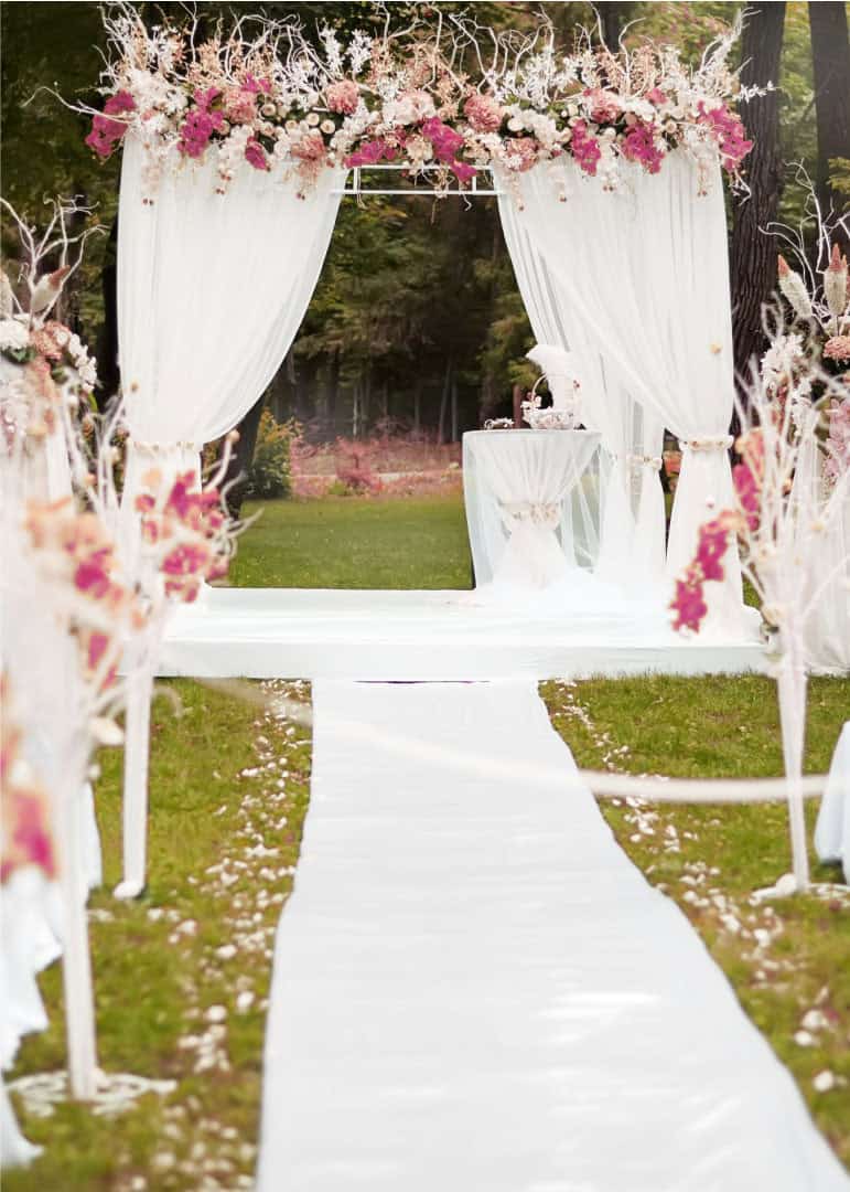 Selfie Booth backdrop of wedding
