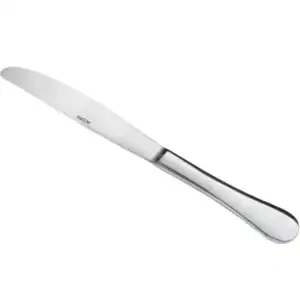 Pearl Dinner Knife with beaded handle and high-polish finish for modern event rentals