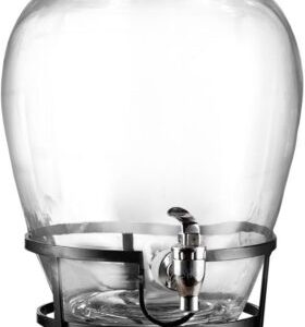 2.6 gallon glass beverage server rental