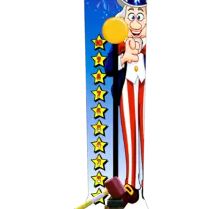 Kiddie Striker carnival strength tester game for kids' party rentals in Northern Colorado