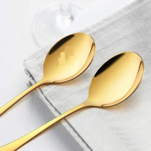 Gold Serving Spoon