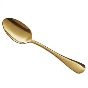 Gold Spoon with high-shine luxury finish for modern event rentals