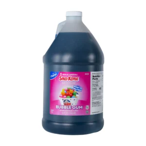 1 Gallon Jug of Bubble Gum Sno-Kone Syrup